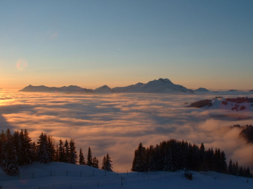 Avoriaz sunset