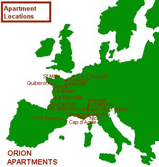 Orion locations