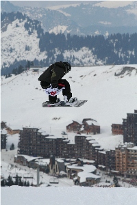 Snowboarder Avoriaz