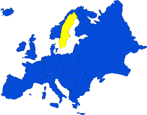 Sweden map